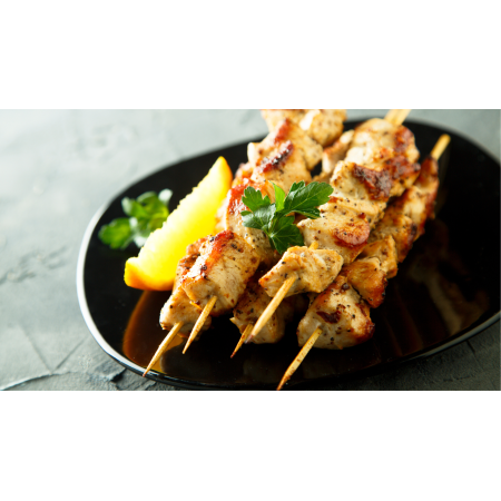 Brochetas de pollo
