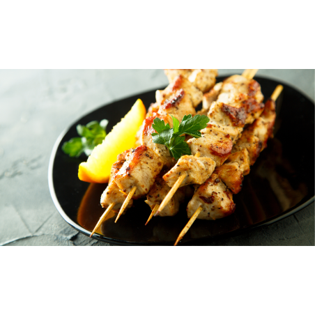 Brochetas de pollo